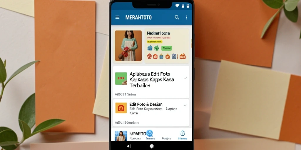 Tampilan antarmuka aplikasi Edit Foto Kertas Kaca MERAHTOTO yang user-friendly.